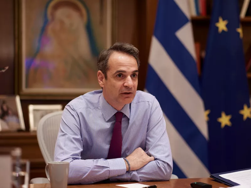 Αισοδοξία Μητσοτάκη  για το καλοκαίρι στην τηλεδιάσκεψη του Smart Covid-19 Management Group (PICS)