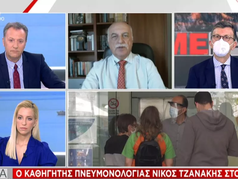 Τζανάκης-ΣΚΑΪ: Πάνω από 2000 κρούσματα την Τρίτη- Το νούμερο για να χαρακτηριστούμε «πράσινοι»