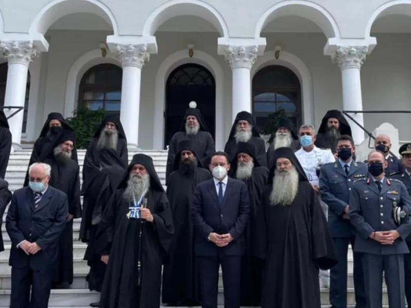 Το ταξίδι του ΥΦΥΠΕΞ Κώστα Βλάση στο Άγιο Όρος  