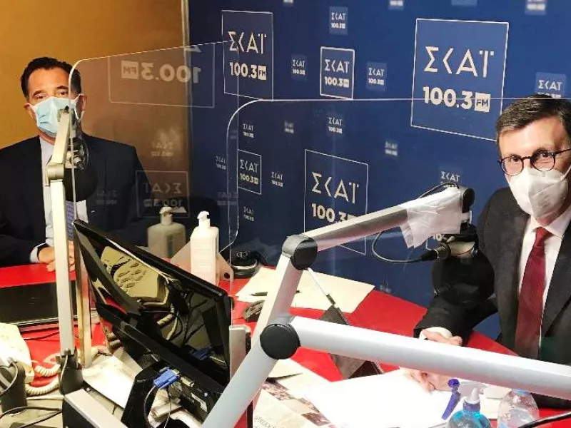 Γεωργιάδης - ΣΚΑΪ 100,3: Αν συνεχιστεί η άνοδος των κρουσμάτων πρέπει να συζητάμε εκ νέου τι θα κάνουμε