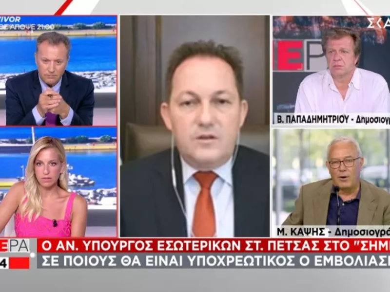 Πέτσας σε ΣΚΑΪ: Όποιο μέτρο χρειαστεί να παρθεί θα παρθεί