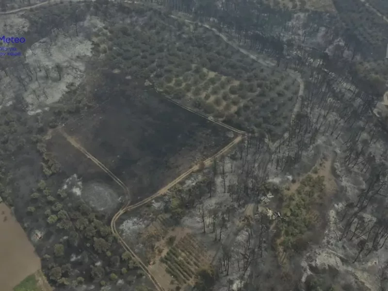 Up Stories: Η βιβλική καταστροφή της Εύβοιας από ψηλά (vid)