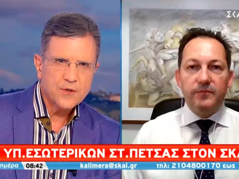 Πέτσας - ΣΚΑΪ: Να χάνουμε θέσεις εργασίας για τους ανεμβολιάστους; – Για εκείνους τα μέτρα
