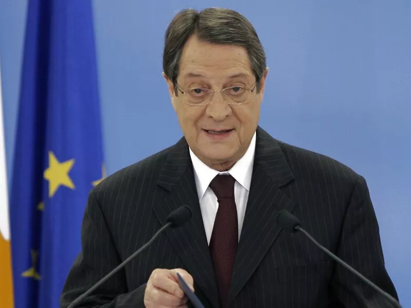 Ο πρόεδρος της Κυπριακής Δημοκρατίας Νίκος Αναστασιάδης 