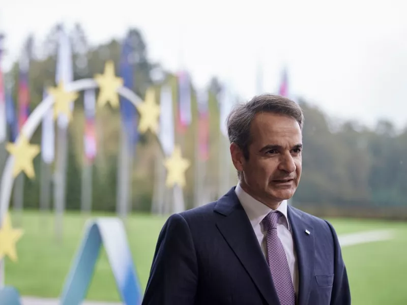 Συνάντηση του Μητσοτάκη με το μέλος του Κογκρέσου των ΗΠΑ Gus Bilirakis	