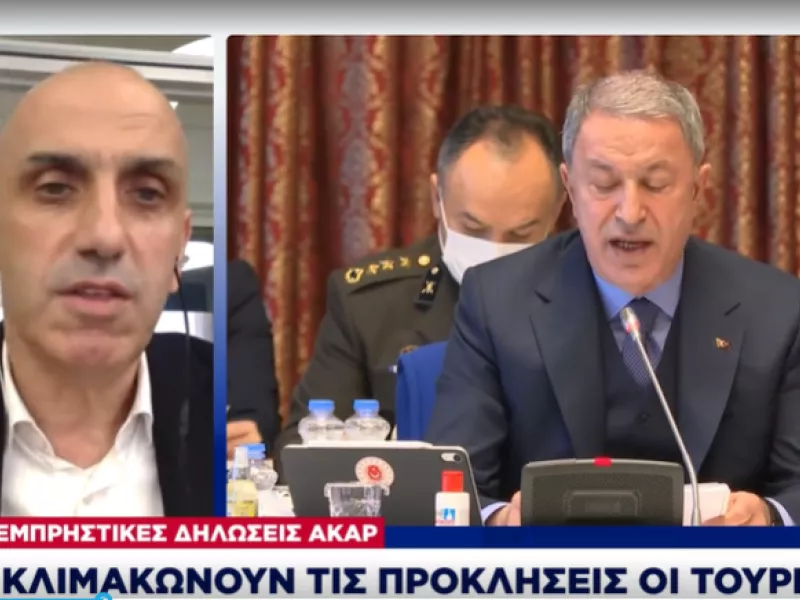 «Εμπρηστικός» Ακάρ: Στο Αιγαίο αντιμετωπίζουμε προβλήματα λόγω επιθετικής πολιτικής της Ελλάδας 