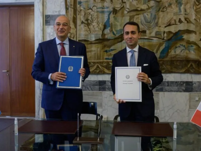 Δένδιας σε Ντι Μάιο: Η Τουρκία εκπέμπει απειλές πολέμου κατά άλλων χωρών