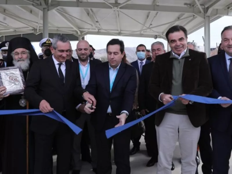 Εγκαινιάστηκαν οι νέες κλειστές ελεγχόμενες δομές σε Λέρο και Κω από τους Μ. Σχοινά και Ν. Μηταράκη