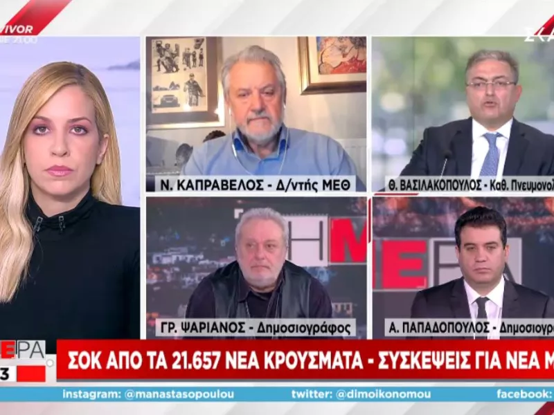 Καπραβέλος-ΣΚΑΪ: Ο επόμενος ασθενής θα διασωληνωθεί στο parking του νοσοκομείου