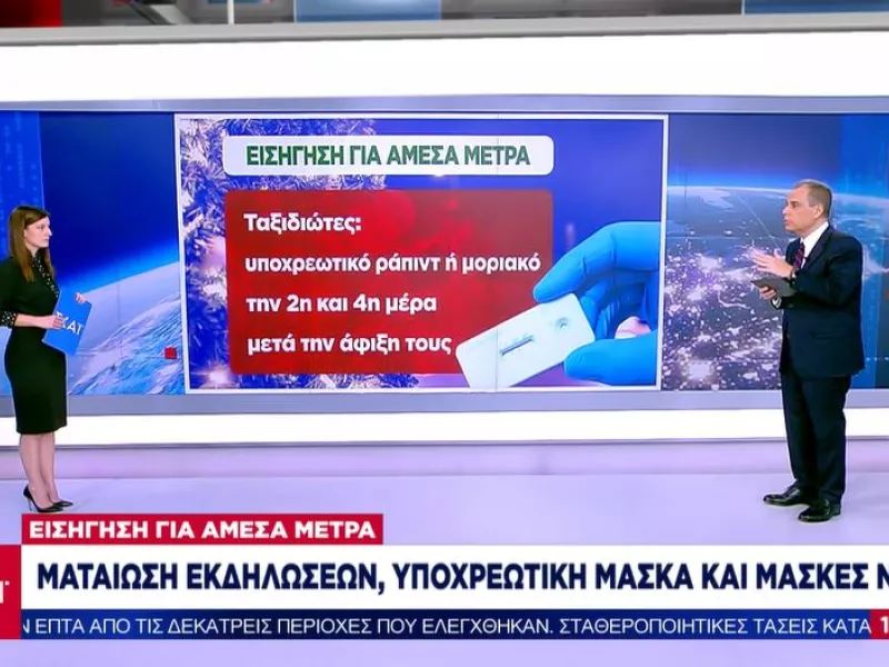 Επιτροπή- Νέα μέτρα: Μάσκες παντού,ακύρωση εορταστικών εκδηλώσεων-Τι θα γίνει μετά τις γιορτές 
