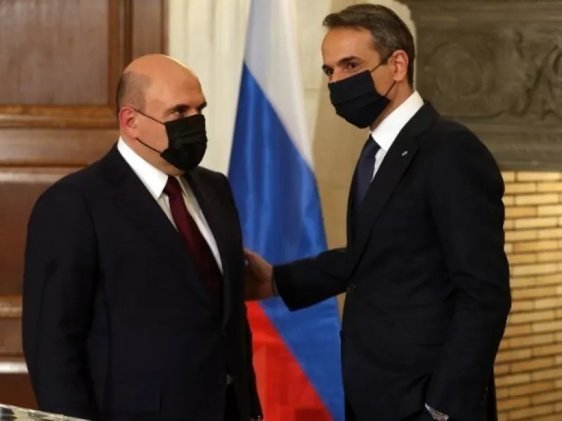 Το Κοινό Πρόγραμμα Δράσεων Ελλάδας-Ρωσίας 2022-2024 συζήτησαν Μητσοτάκης - Μισούστιν
