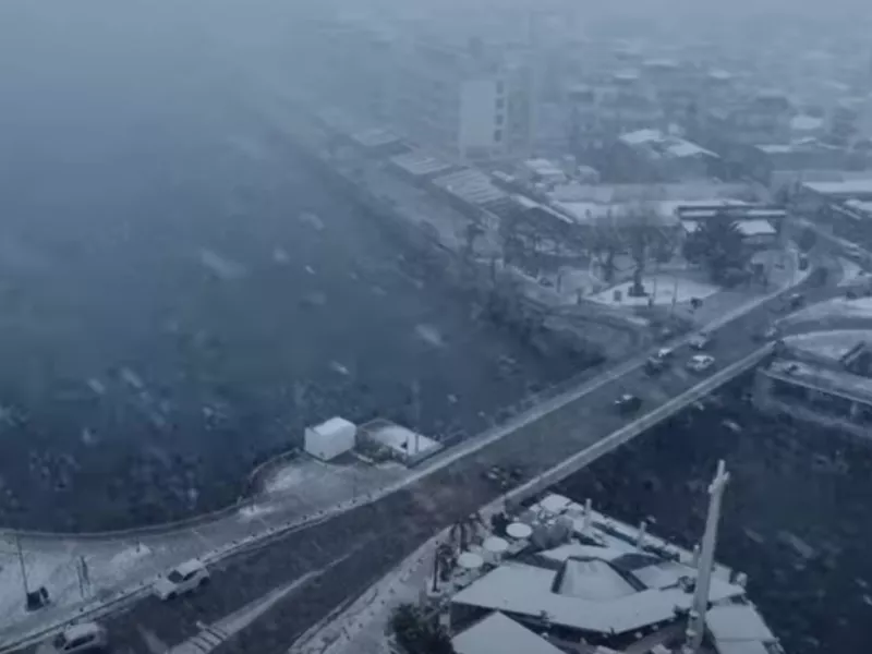 Η επέλαση της «Ελπίδας» στη Χαλκίδα -Δείτε τις συγκλονιστικές εικόνες από drone