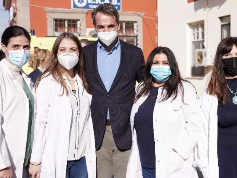 Μητσοτάκης από Λήμνο:Το μήνυμα του εμβολιασμού πρέπει να είναι συνεχές- Τι είπε για σχολεία 