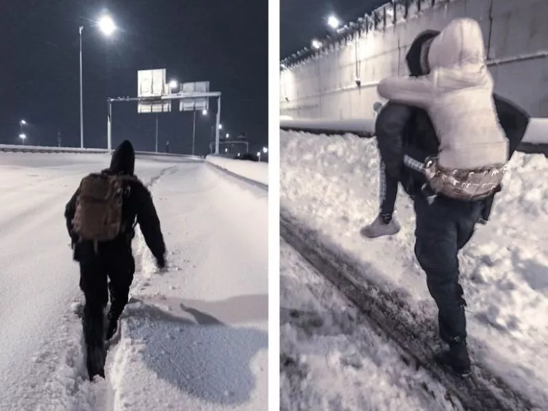 Αστυνομικοί απεγκλώβισαν κοριτσάκι που πήγαινε να χειρουργηθεί και εγκλωβίστηκε στην Περιφερειακή Υμηττού