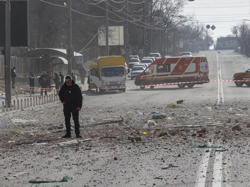 Επίθεση με ρουκέτα σε αστυνομικό τμήμα του Χάρκοβο- Χτυπήθηκε και πανεπιστήμιο- Δείτε βίντεο 