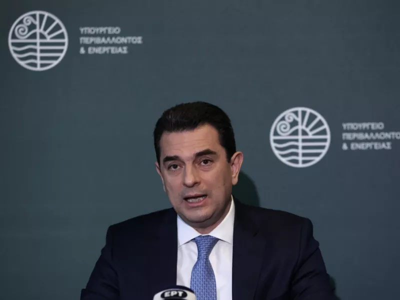 Ο υπουργός Περιβάλλοντος και Ενέργειας Κώστας Σκρέκας