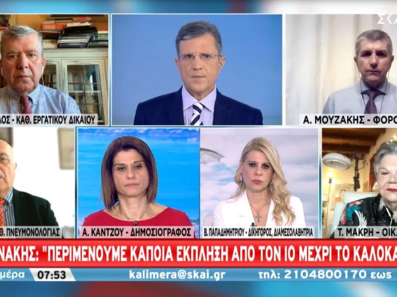 Τζανάκης σε ΣΚΑΪ: Περιμένουμε νέα μετάλλαξη του κορωνοϊού μέχρι το καλοκαίρι 