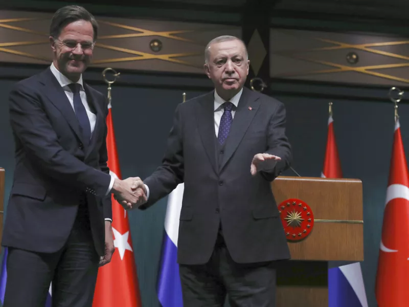 Συνάντηση Ερντογάν- Ρούτε: Μίλησαν για τον πόλεμο στην Ουκρανία