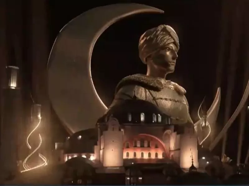 Προκλητική φιέστα Ερντογάν για Άλωση Κωσνταντινούπολης: Τρισδιάστατη παράσταση πάνω από την Αγία Σοφία- Δείτε βίντεο
