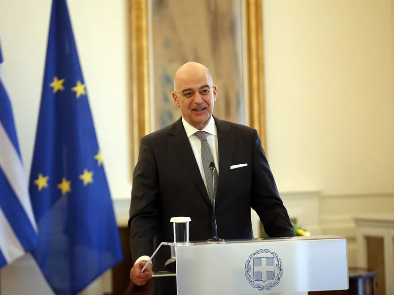 Ο υπουργός Εξωτερικών, Νίκος Δένδιας