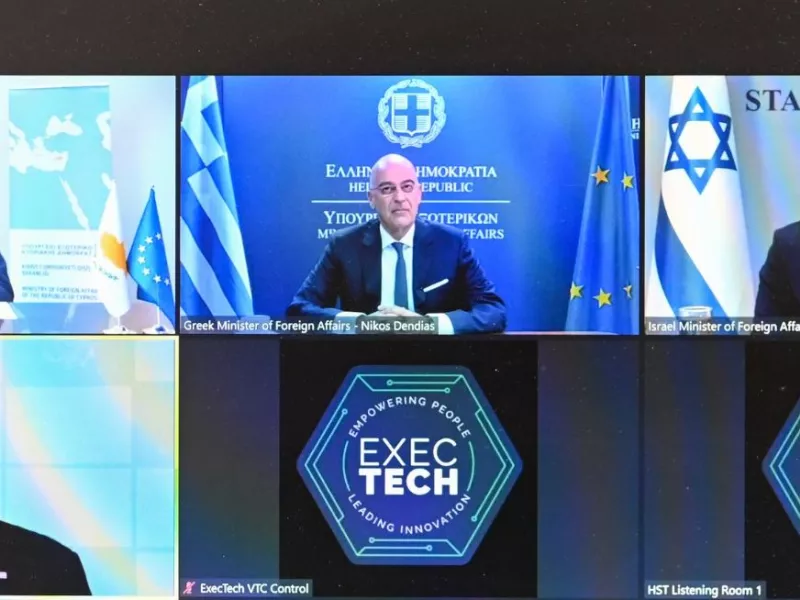 Δένδιας: Ανάγκη για ενεργειακή και ηλεκτρική σύνδεση Ελλάδας-Κύπρου-Ισραήλ 