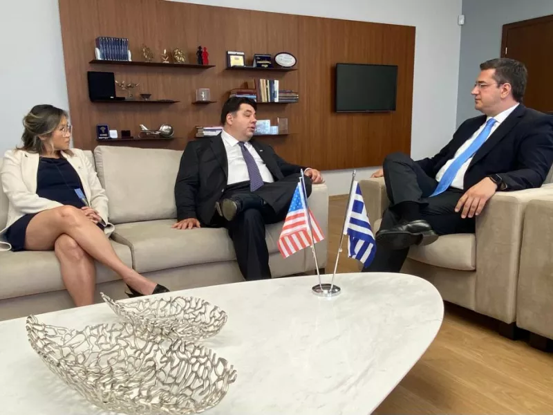 Θεσσαλονίκη: Συνάντηση Τζιτζικώστα με τον Τζορτζ Τσούνη για επενδύσεις– Η ατάκα του νέου πρέσβη των ΗΠΑ 
