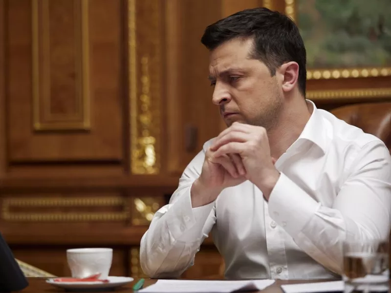 Στο Νικολάεφ ο ο Ουκρανός πρόεδρος Βολοντίμρ Ζελένσκι