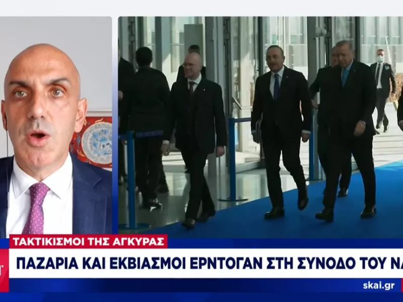 Ο ανταποκριτής του ΣΚΑΪ στην Κωνσταντινούπολη, Μανώλης Κωστίδης 