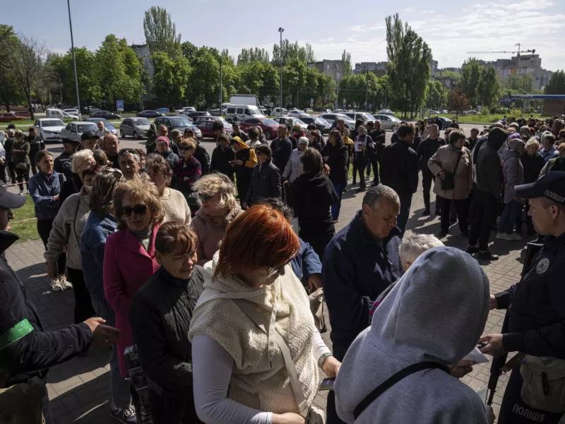 Κάτοικοι της περιοχής Ζαπορίζια στην Ουκρανία