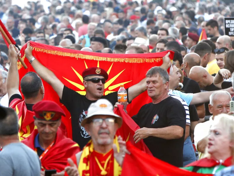 Βόρεια Μακεδονία: 2η ημέρα διαδηλώσεων στα Σκόπια κατά της συμφωνίας με Βουλγαρία	