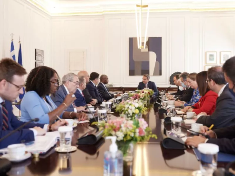Ο Μητσοτάκης με Αμερικανούς γερουσιαστές
