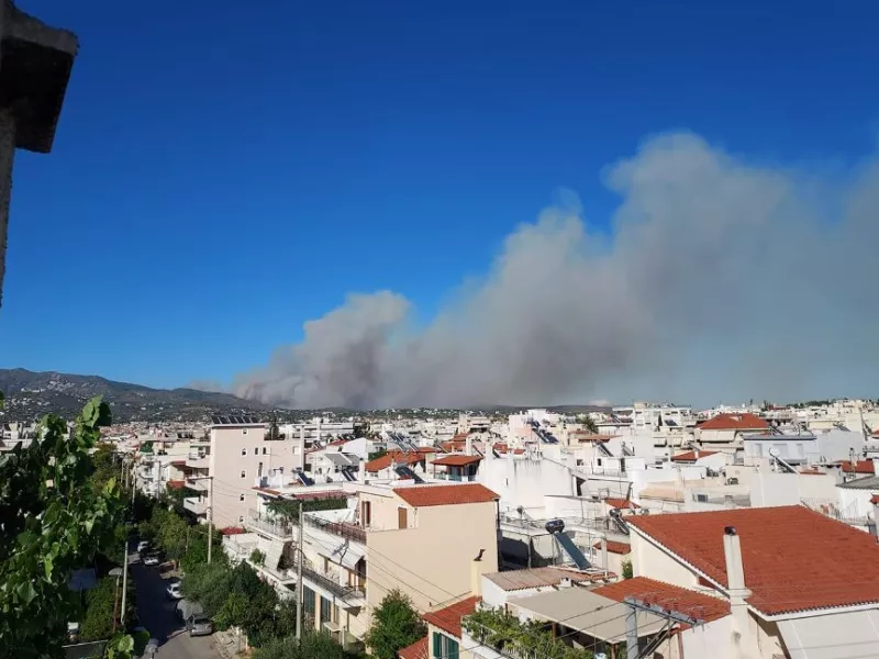 Φωτιά στην Πεντέλη