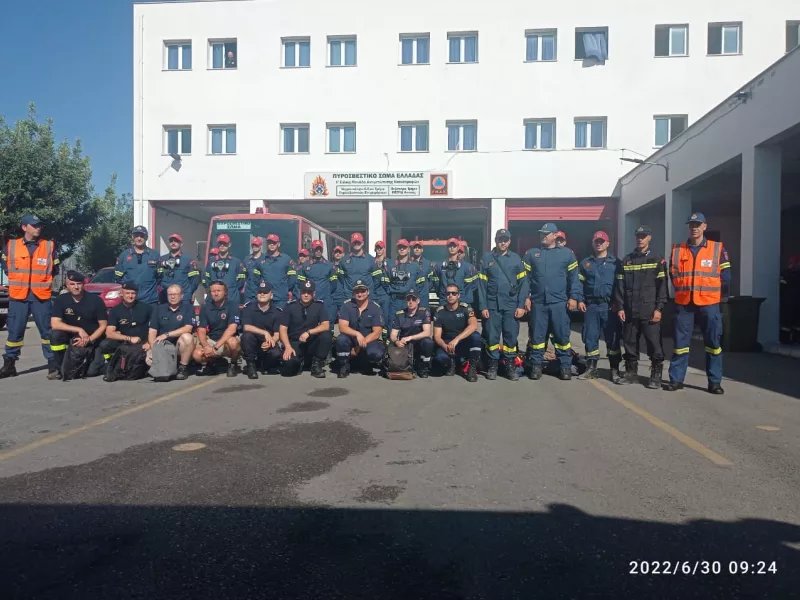 Ευρωπαίοι πυροσβέστες στη μάχη για την αντιμετώπιση των δασικών πυρκαγιών 
