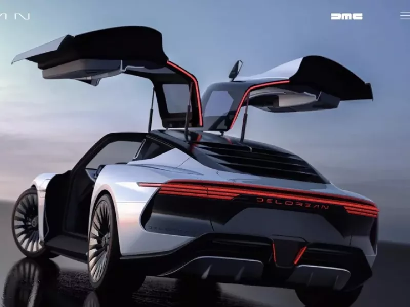 DeLorean, Alpha5, ηλεκτρικό_αυτοκίνητο, 