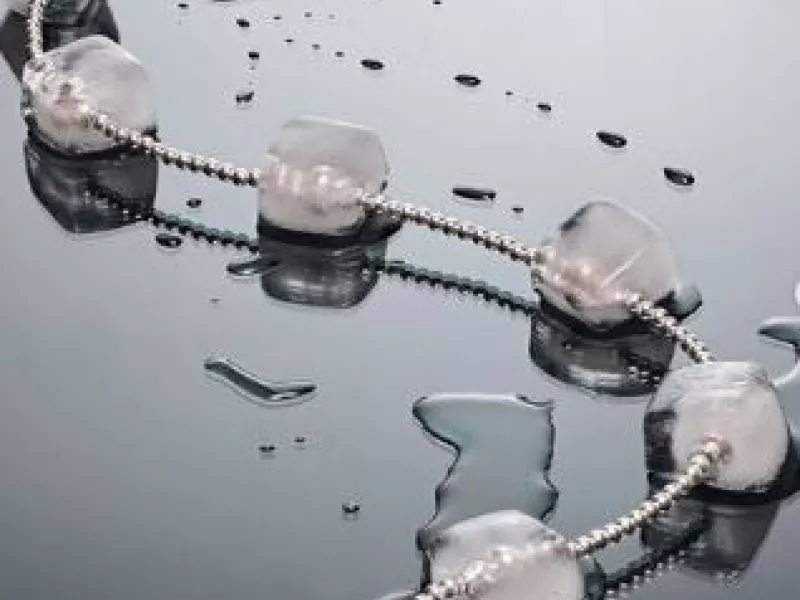 Κολιέ από παγάκια 