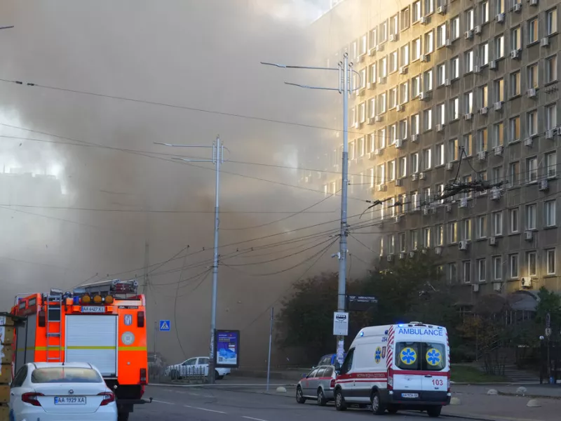 Χάος τη στιγμή νέας έκρηξης στο Κίεβο - Δείτε Βίντεο 