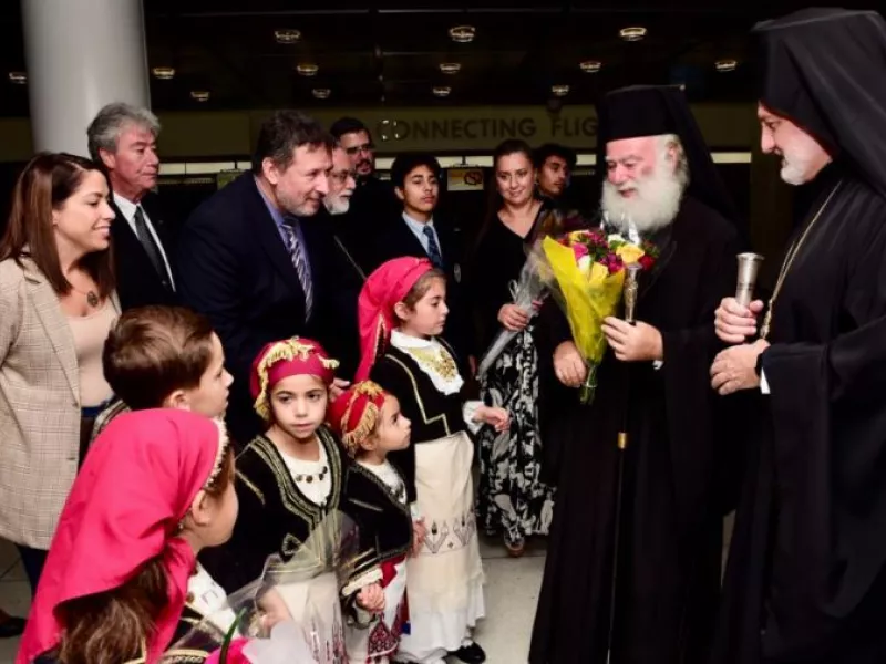 Ο Αρχιεπίσκοπος Αμερικής με τον Πατριάρχη Αλεξανδρείας