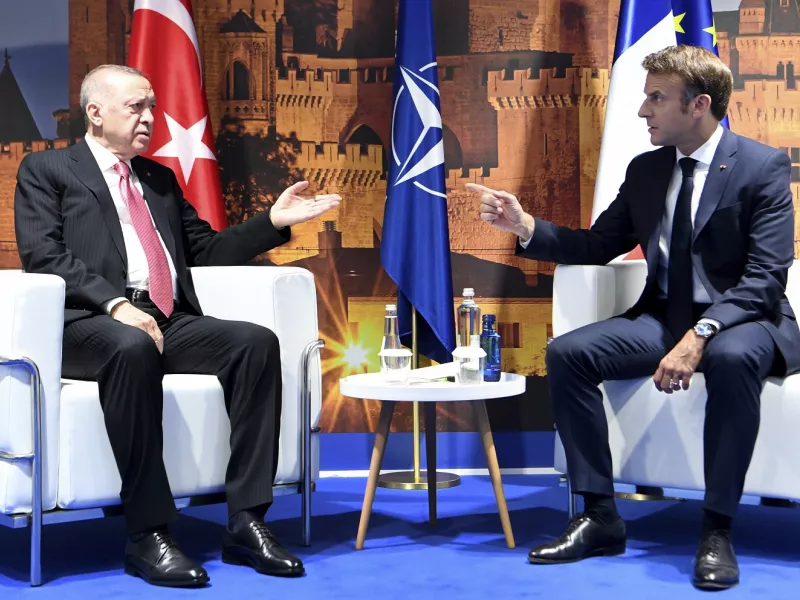 Μακρόν Ερντογάν 