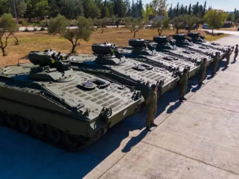 Στην Ελλάδα τα πρώτα έξι τεθωρακισμένα οχήματα μάχης Marder 1A3