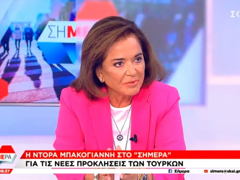Μπακογιάννη: Ο Ερντογάν είναι στη γωνία - Η μισή Λιβύη δεν δέχεται το «τουρκολιβυκό μνημόνιο»