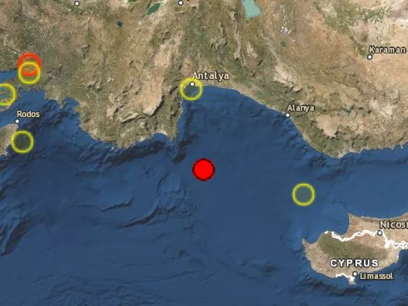 Σεισμός στη Μεσόγειο