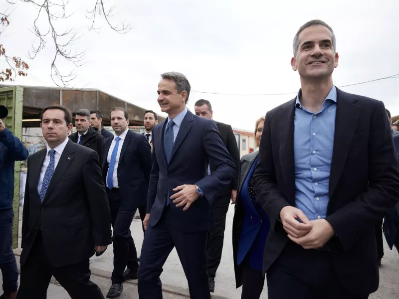 Ο πρωθυπουργός στον Ελαιώνα