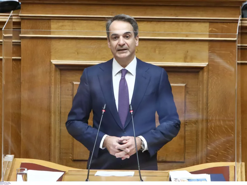 Ο Κυριάκος Μητσοτάκης στη βουλή για την ΕΥΠ