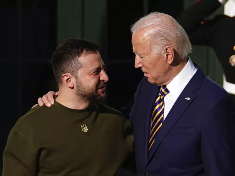 Βολοντίμιρ Ζελένσκι, Τζο Μπάιντεν