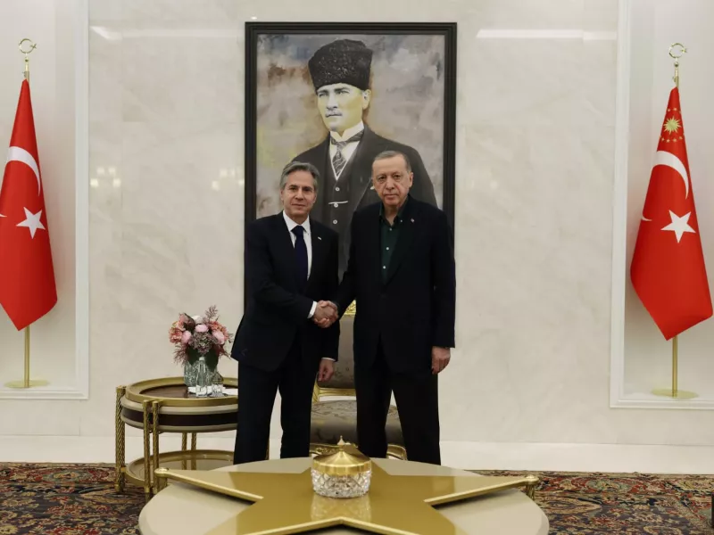 Μπλίνκεν με Ερντογάν