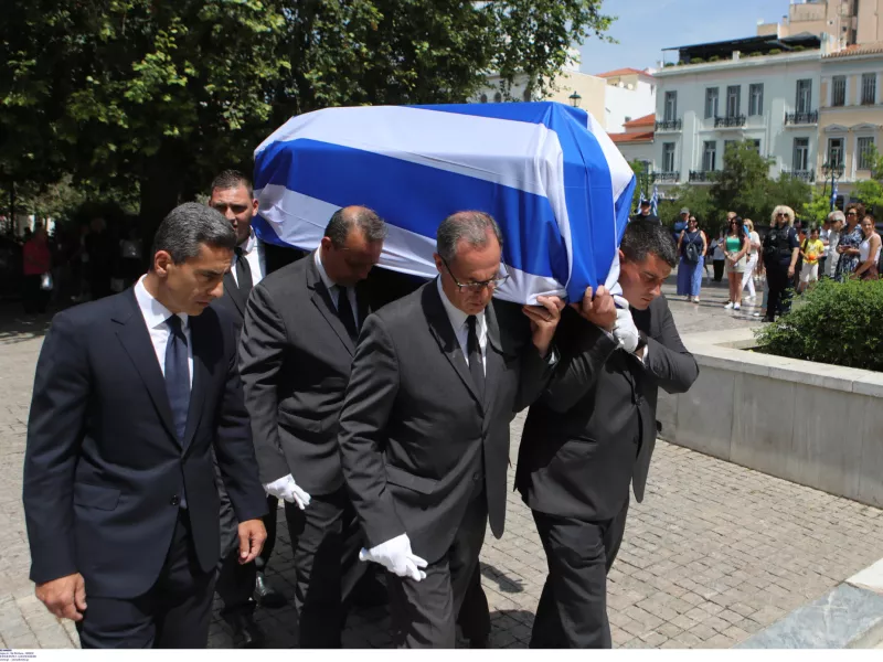 Μαρκόπουλος, κηδεία