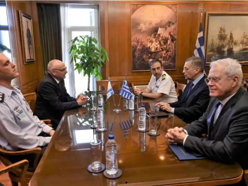 Συνάντηση Αλκιβιάδη Στεφανή με τον Πρέσβη του Ισραήλ Νόαμ Κάτζ 