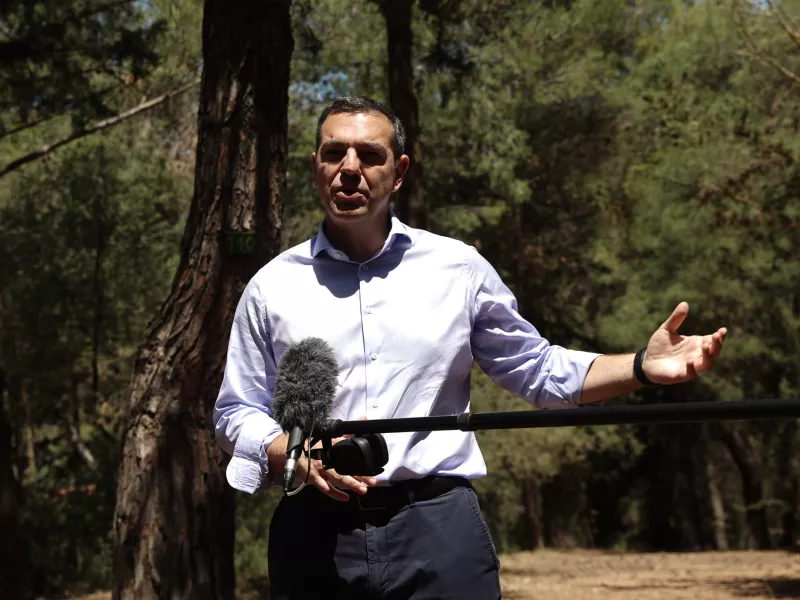 Τσίπρας Κέντρο Προστασίας Δασών στον Υμηττό