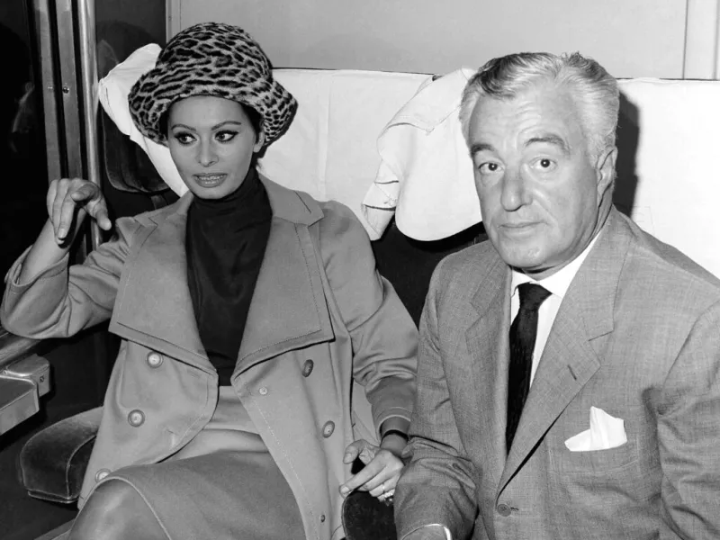 Vittorio De Sica και Σοφία Λόρεν