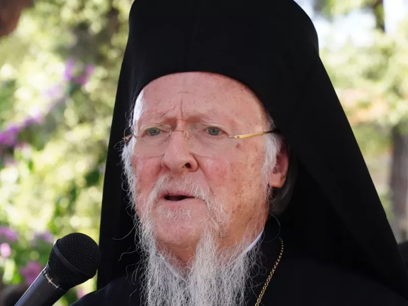 Ο Οικουμενικός Πατριάρχης Βαρθολομαίος 